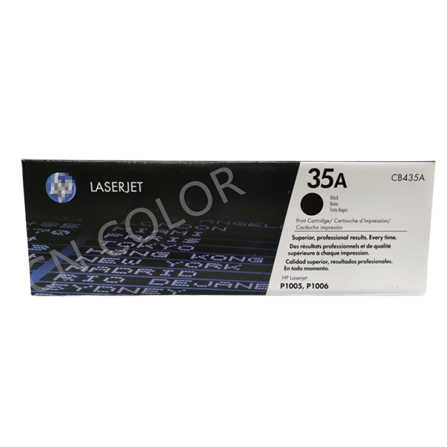 Cartouche de toner laser CB435A de qualité d'origine pour imprimante HP